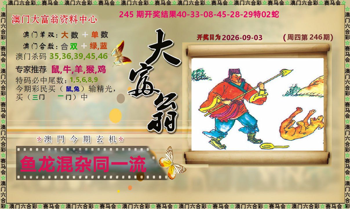新大富翁 第246期