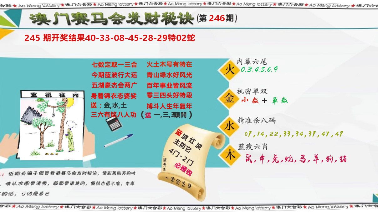 发财秘诀 第246期