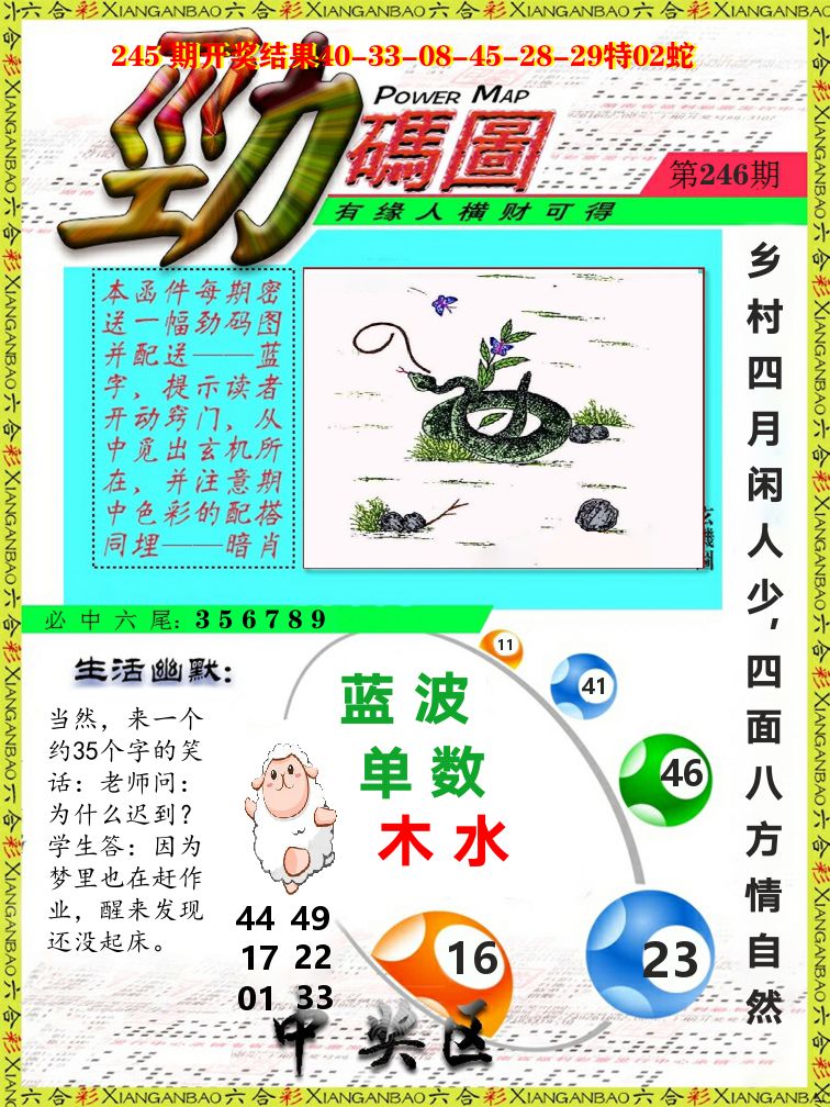 劲码图 第246期