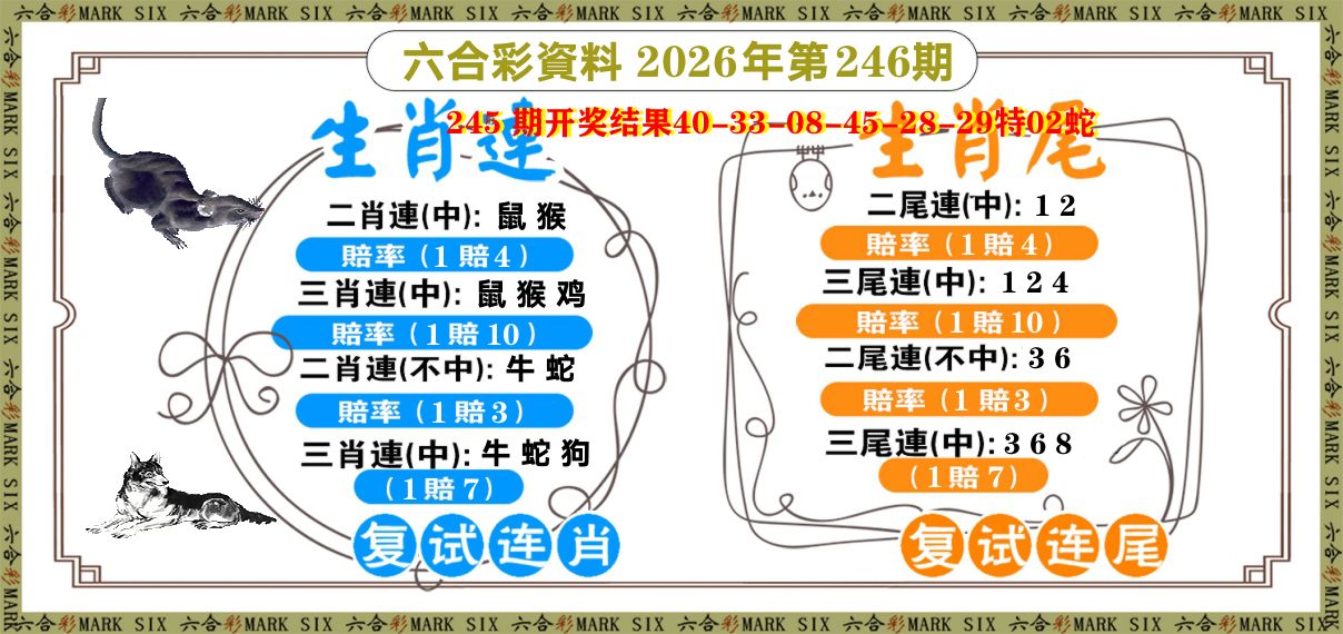 复试连 第246期