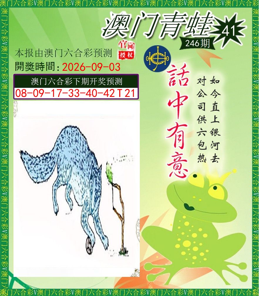 青蛙系列43 第246期