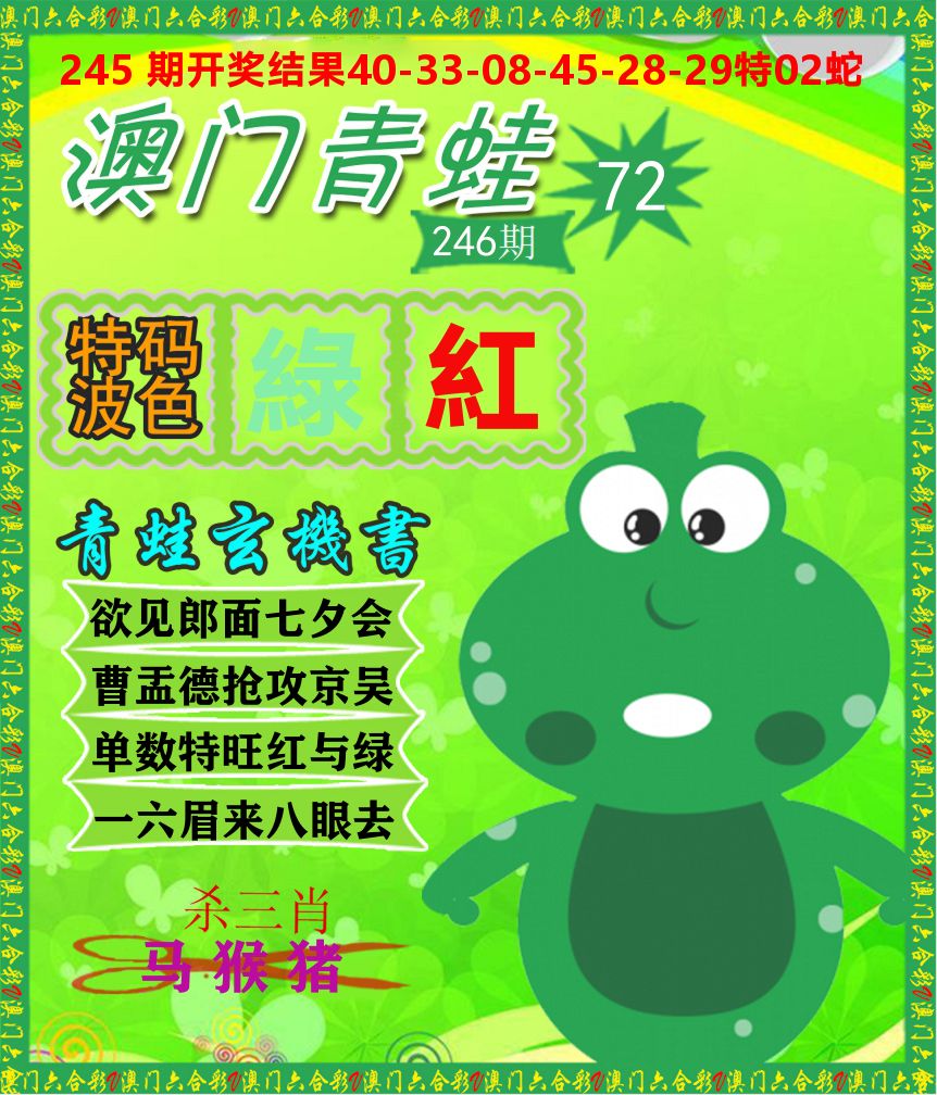 青蛙系列72 第246期