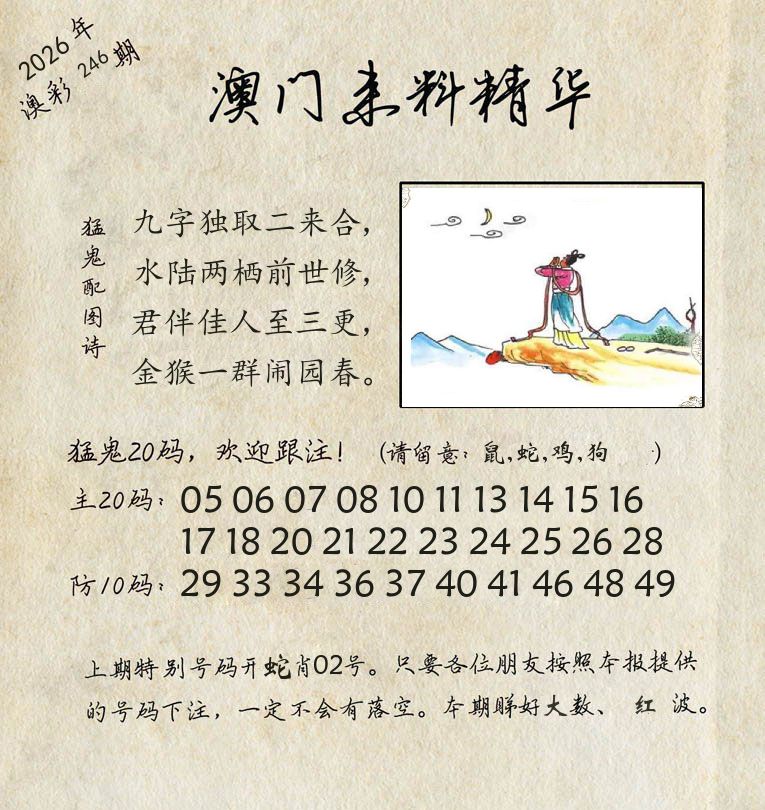 精华来料 第246期