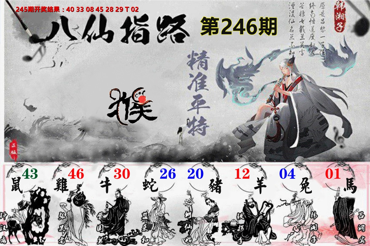 八仙指路 第246期