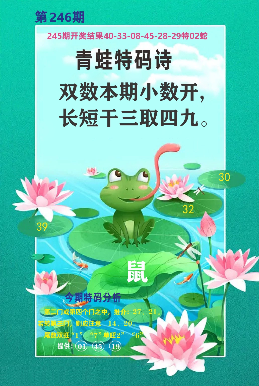 财富人家A 第246期