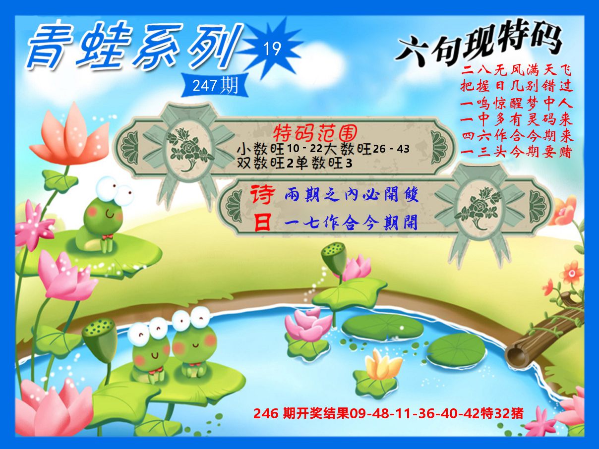 青蛙系列19 第247期
