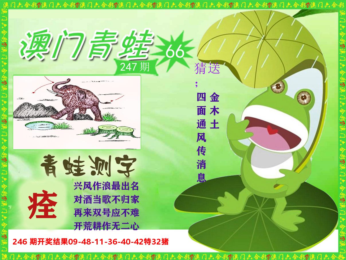青蛙系列66 第247期