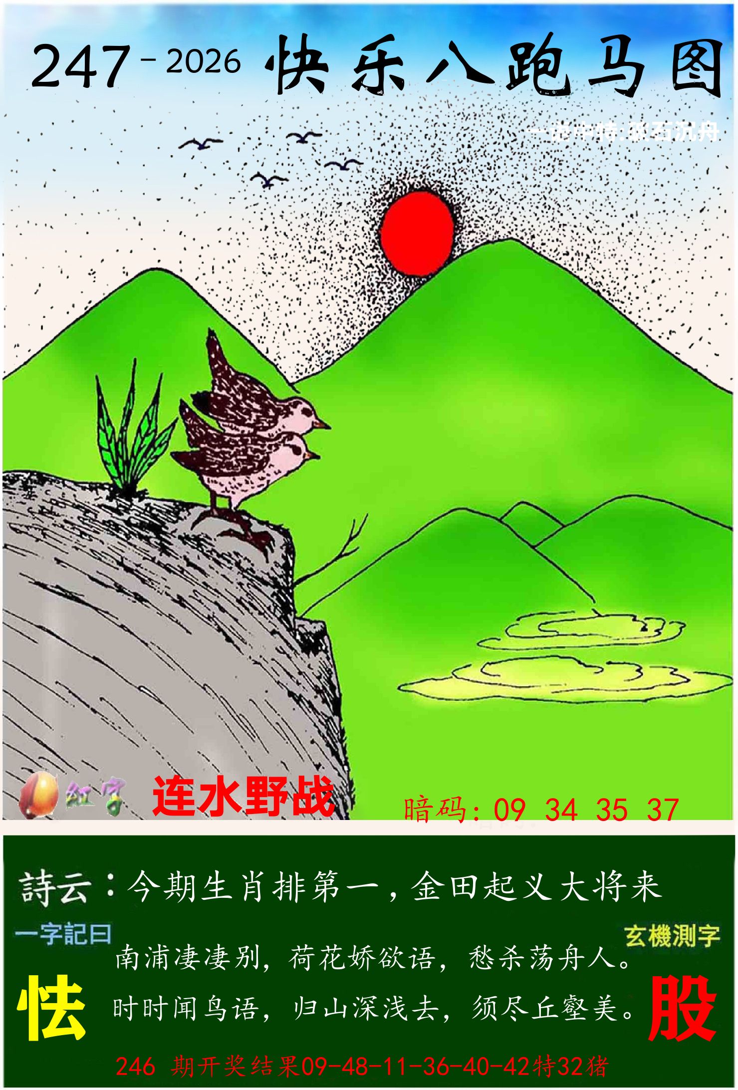澳门跑马 第247期