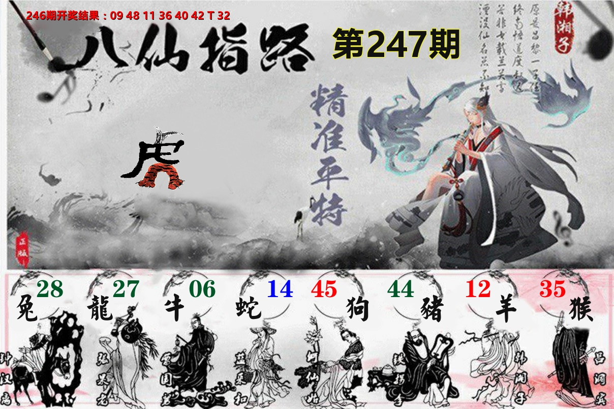 八仙指路 第247期