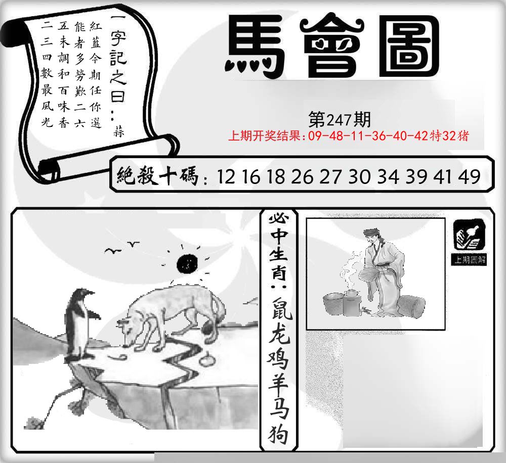马会图 第247期