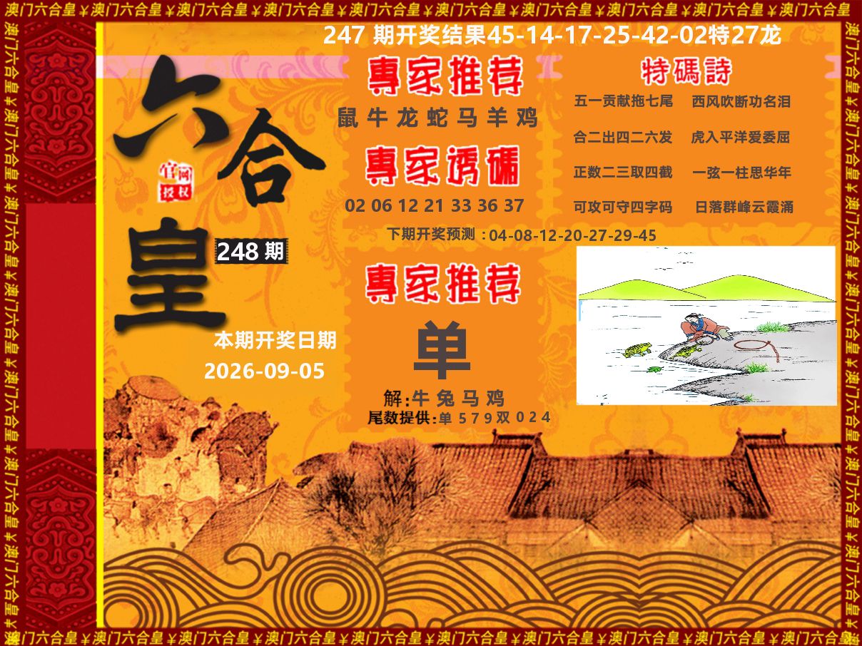 六合皇系列 第248期