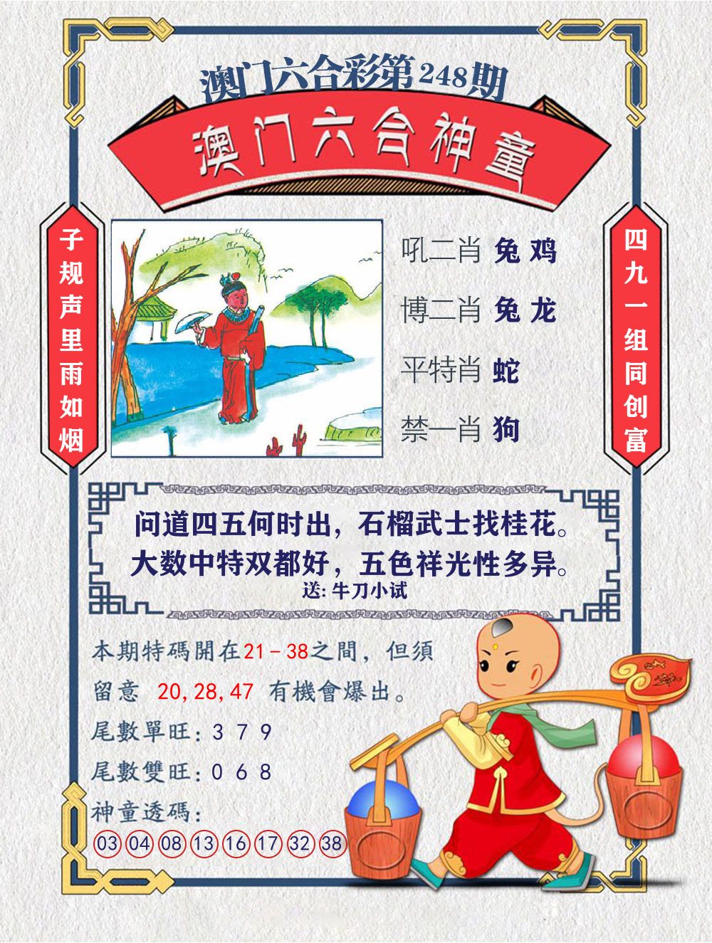 六合神童 第248期