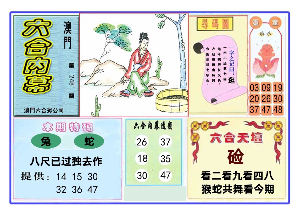 六合内幕 第248期