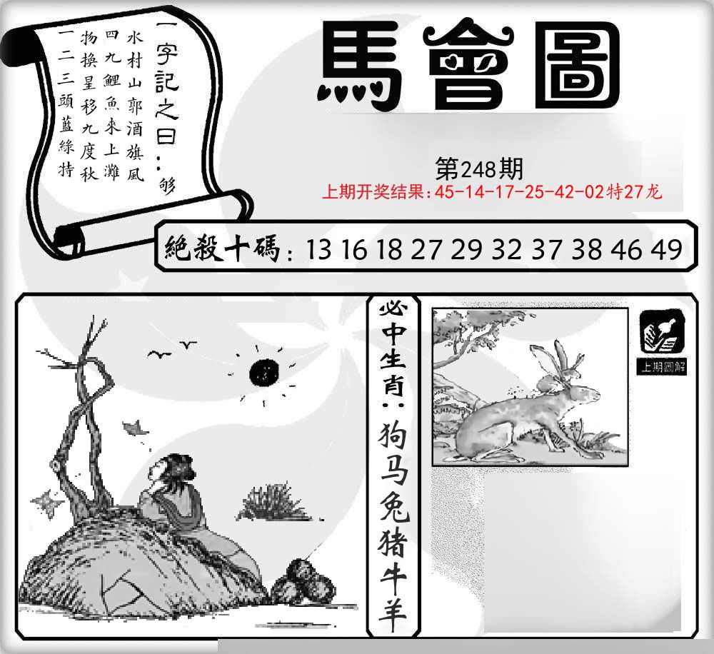 马会图 第248期