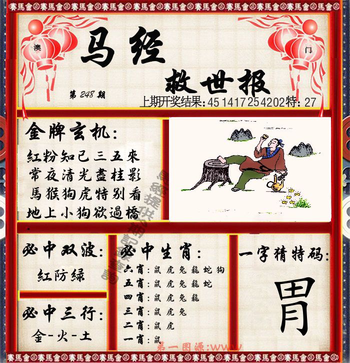 马经救世报 第248期