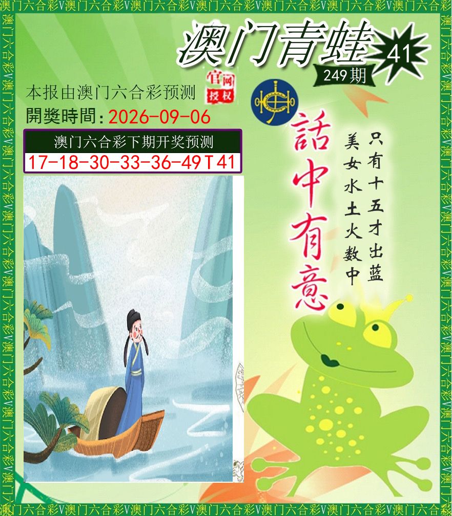 青蛙系列43 第249期