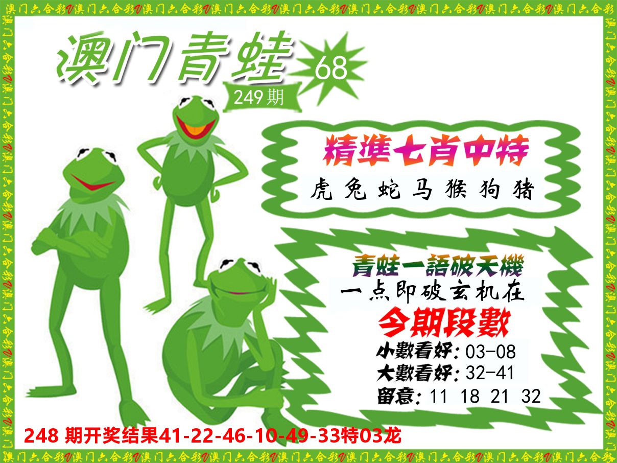 青蛙系列68 第249期