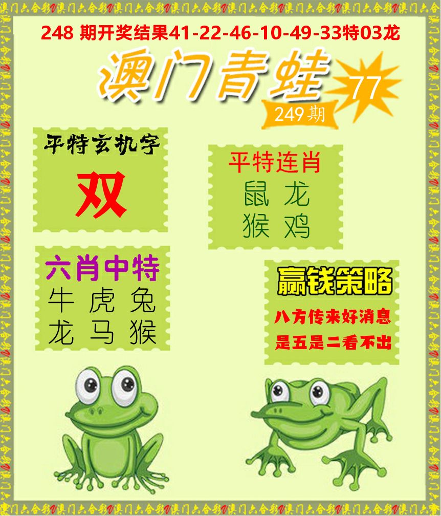 青蛙系列77 第249期