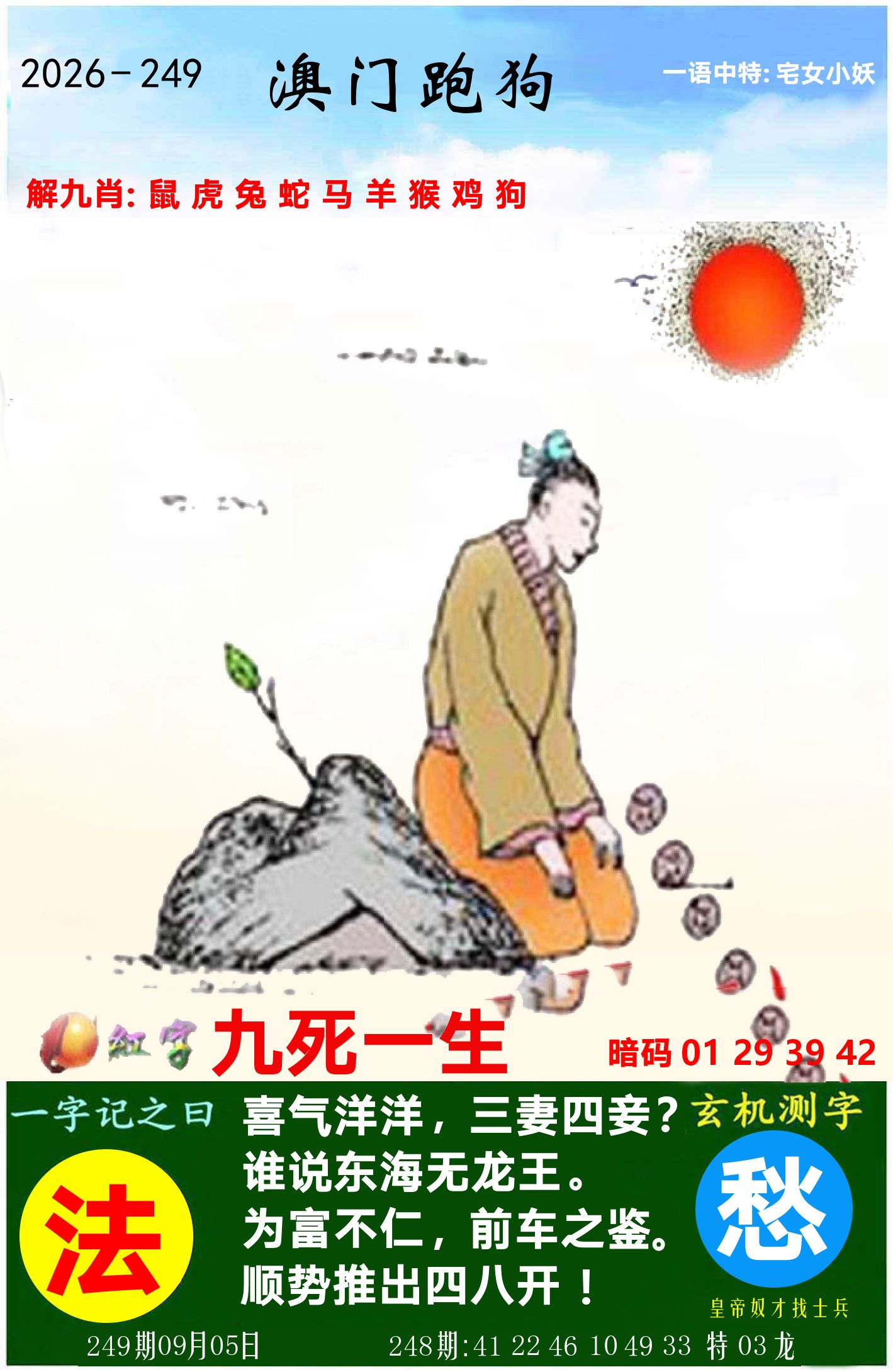 澳门跑狗图 第249期