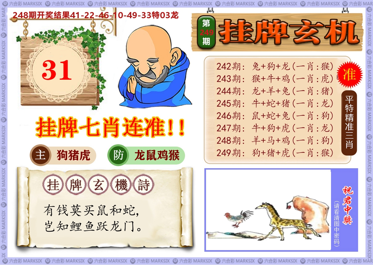 澳门挂牌玄机 第249期