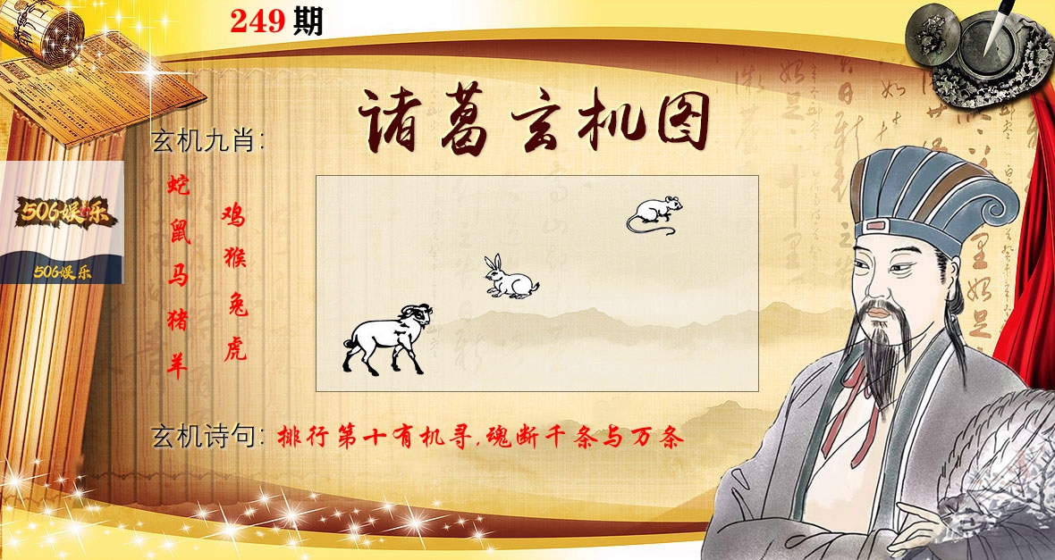 诸葛玄机图 第249期
