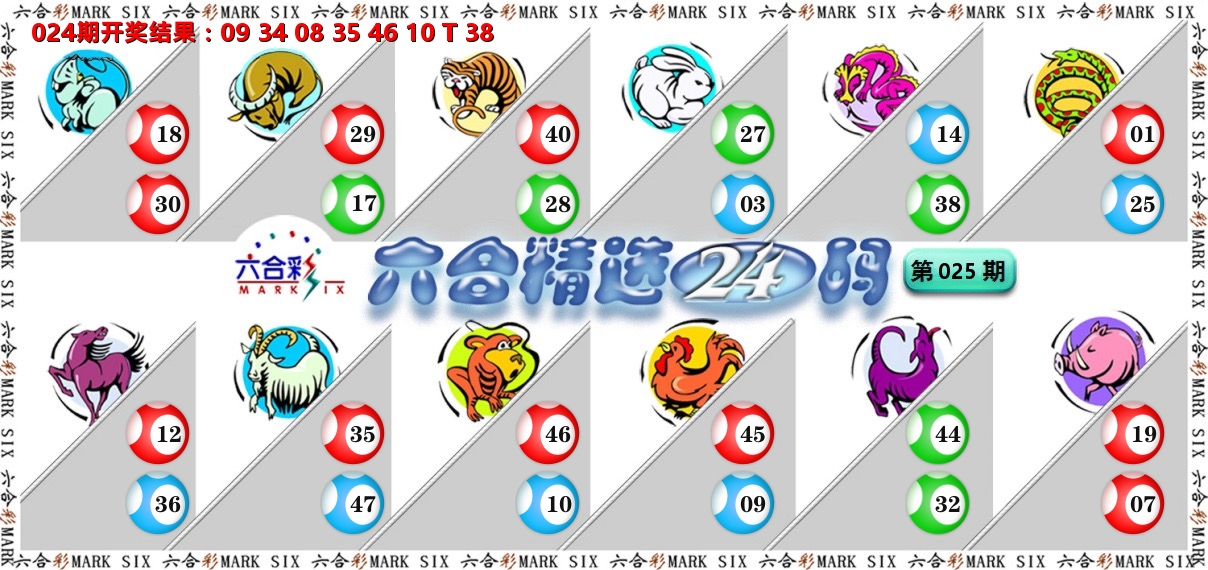 六合精选24码 第25期