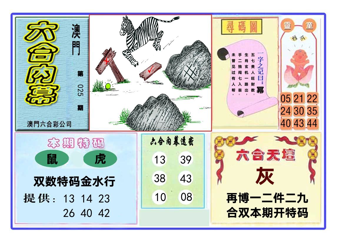 六合内幕 第25期