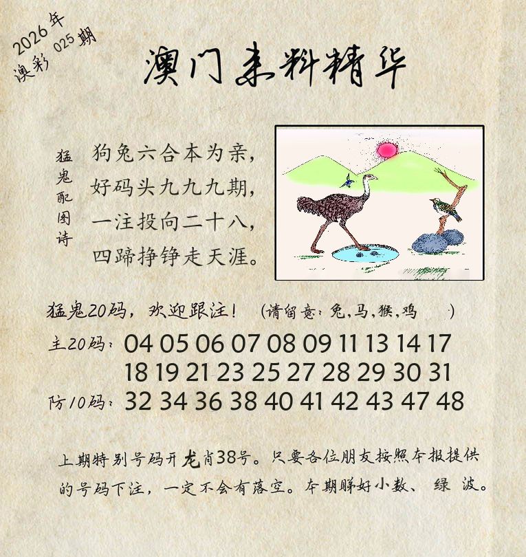 精华来料 第25期