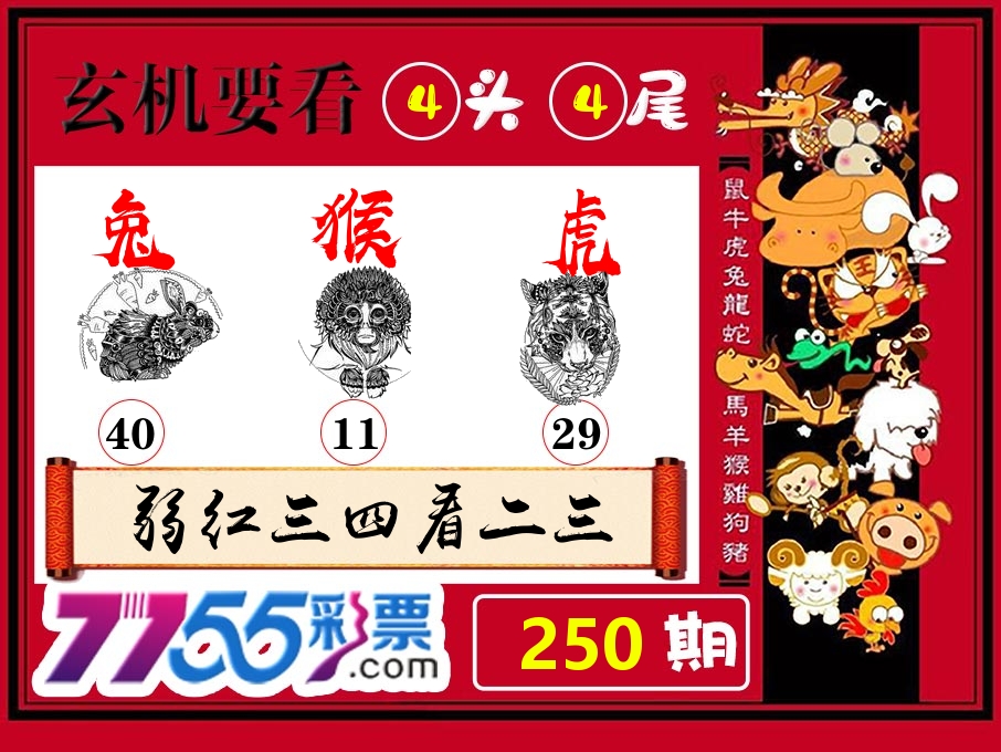 玄机要看 第250期