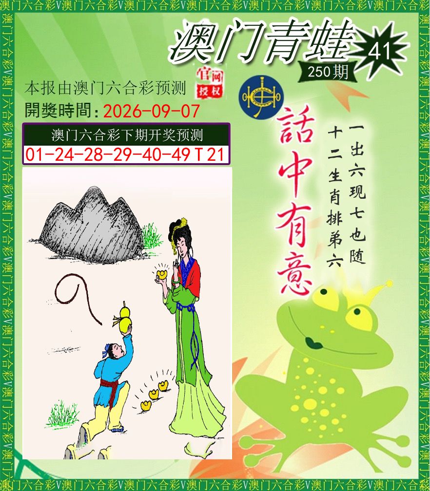 青蛙系列43 第250期