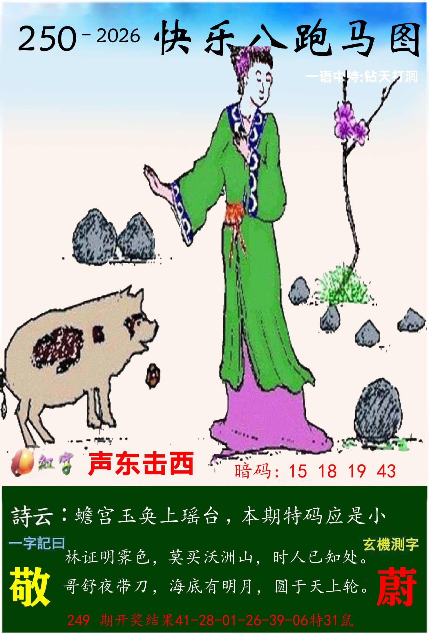 澳门跑马 第250期