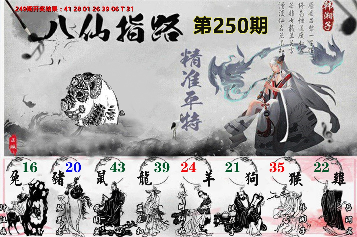 八仙指路 第250期