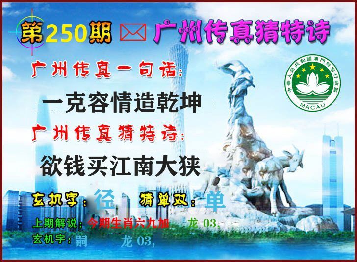 广州传真 第250期