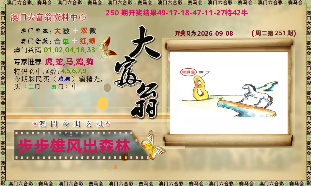 新大富翁 第251期