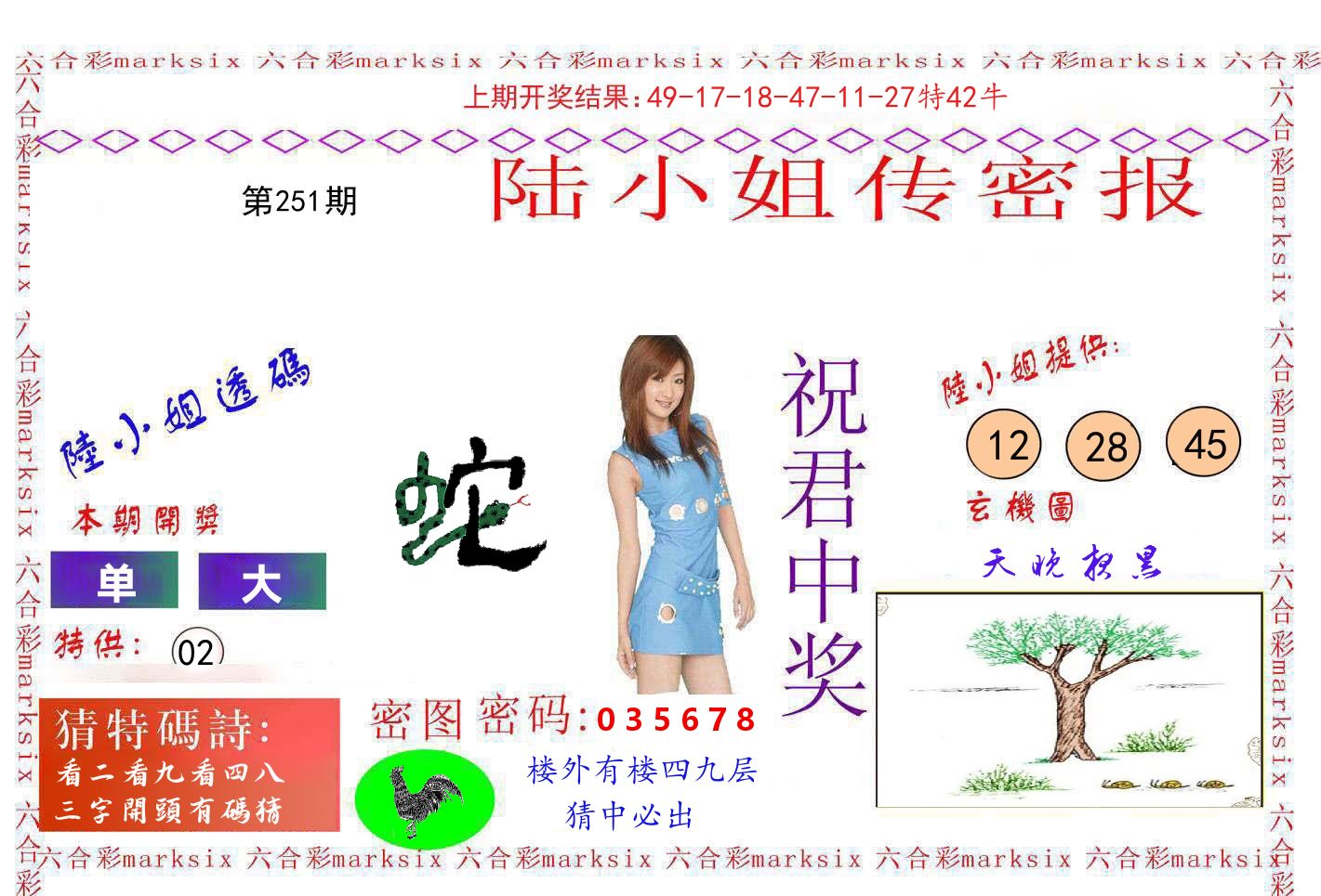 陆小姐密报 第251期