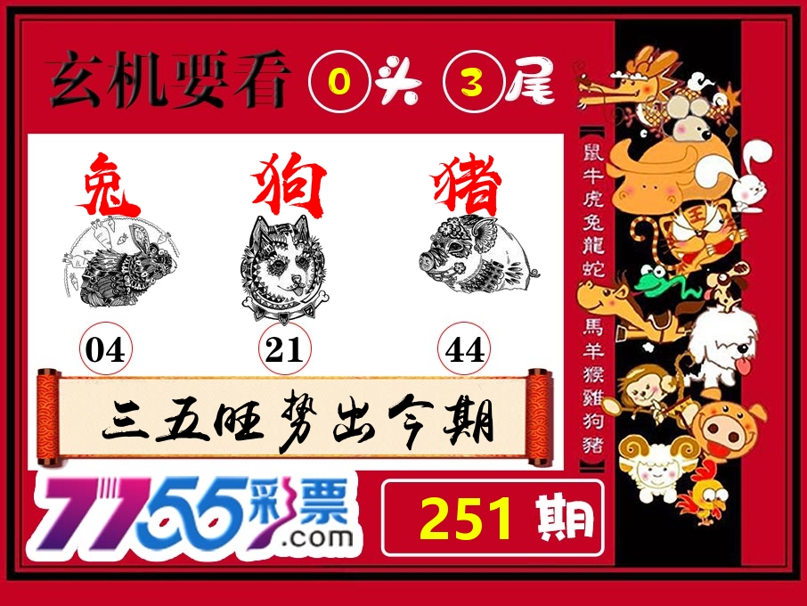 玄机要看 第251期