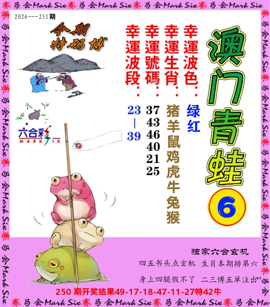 青蛙系列6 第251期