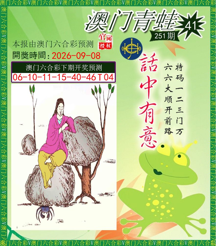 青蛙系列43 第251期