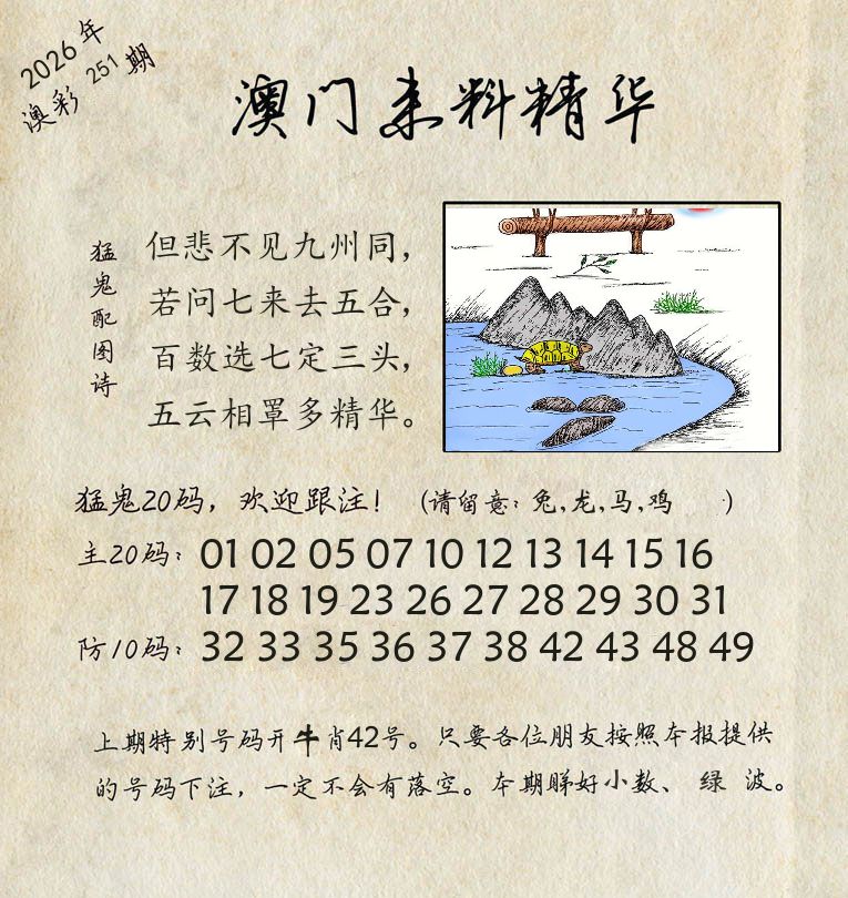 精华来料 第251期
