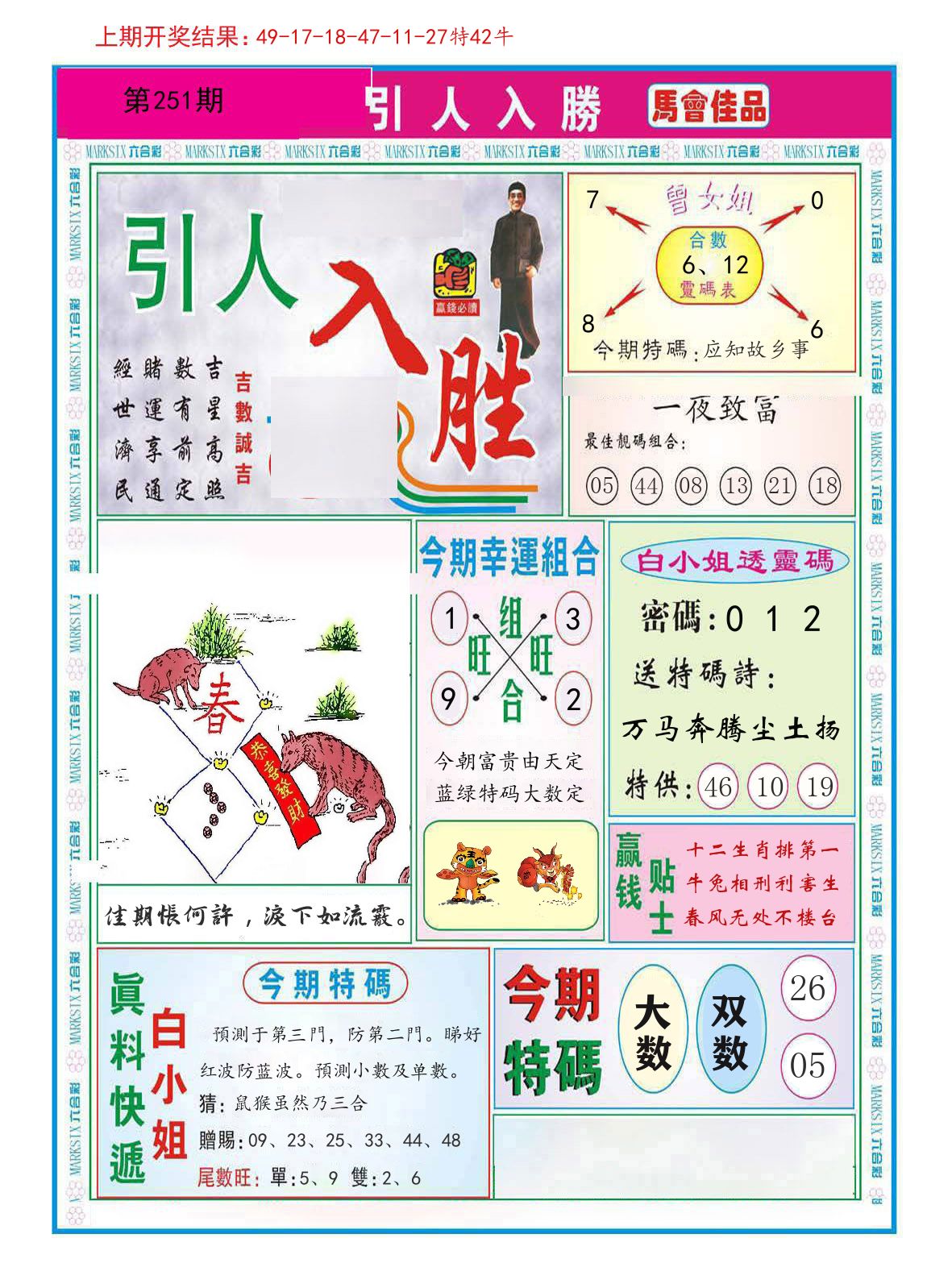 引人入胜 第251期