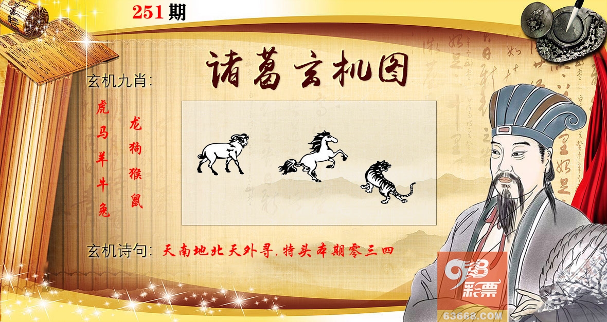 诸葛玄机图 第251期