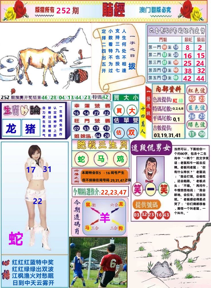 澳门赌经 第252期