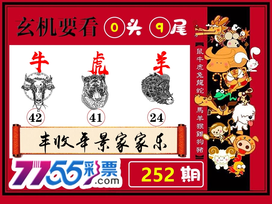 玄机要看 第252期