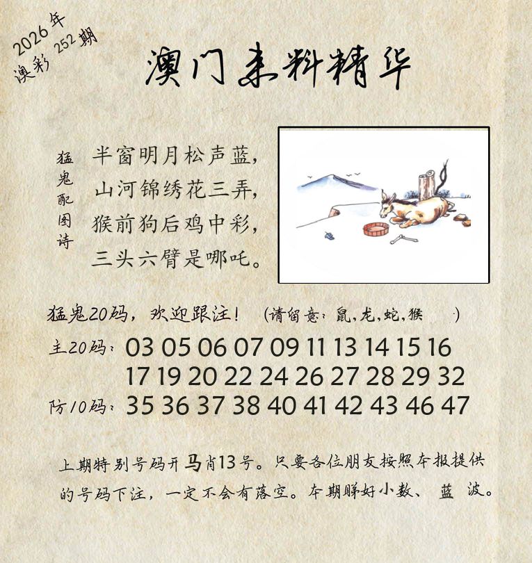 精华来料 第252期