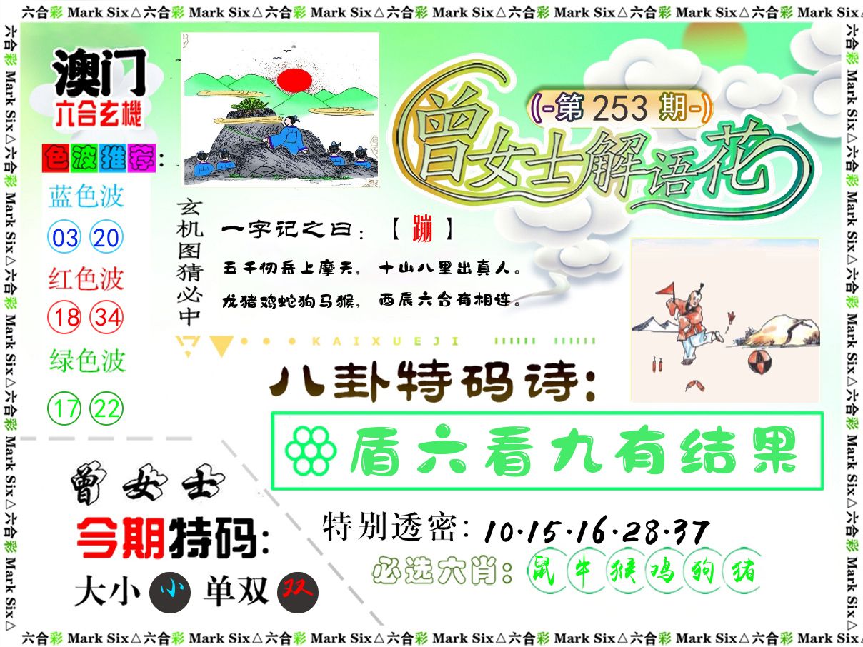 曾女士解语花 第253期