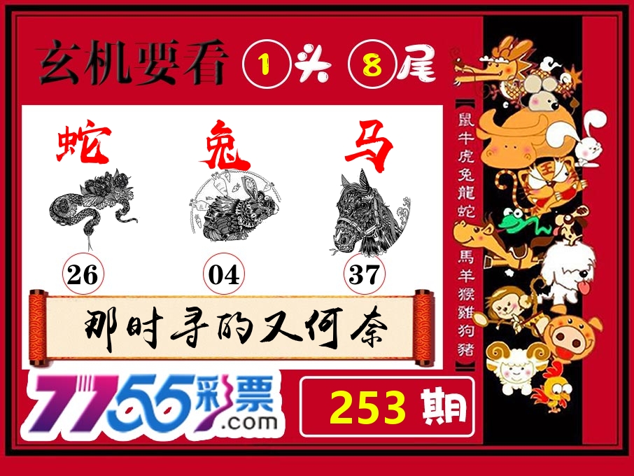 玄机要看 第253期
