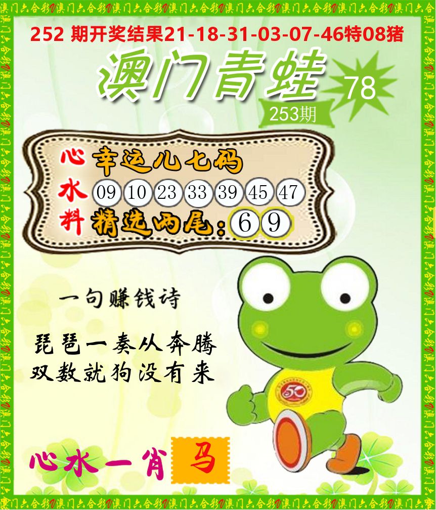 青蛙系列78 第253期