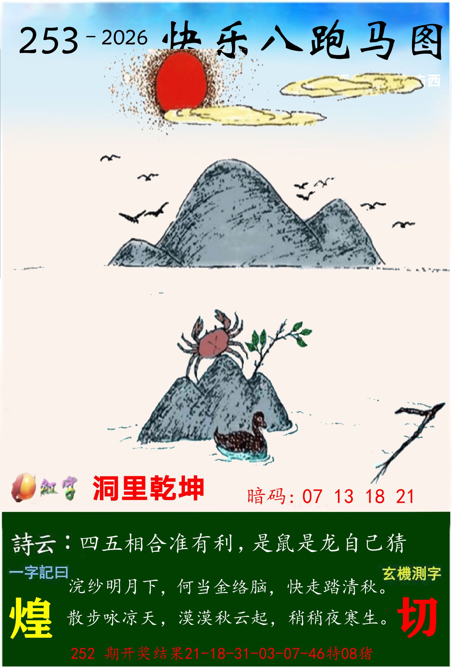 澳门跑马 第253期