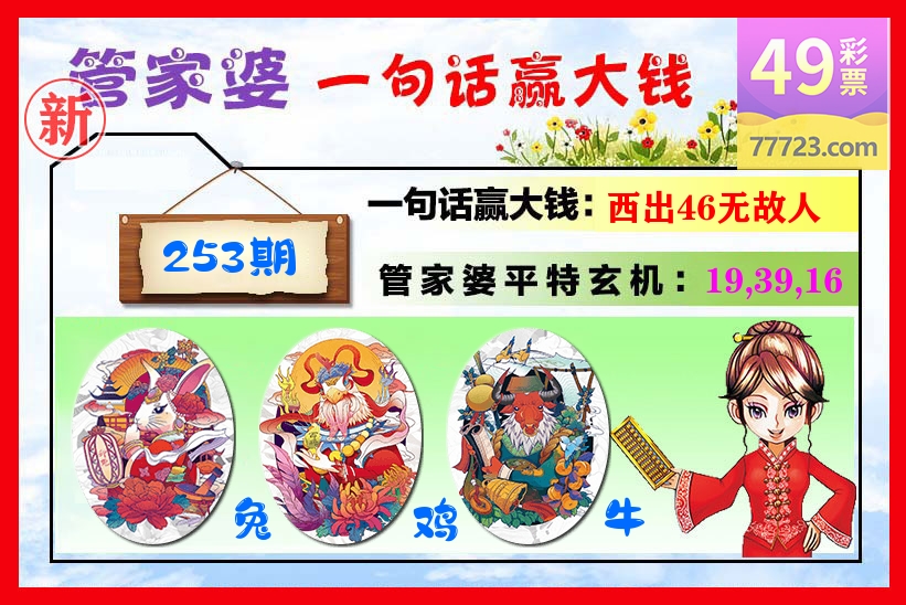 管家婆 第253期