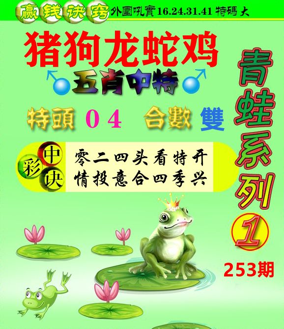 青蛙彩图 第253期